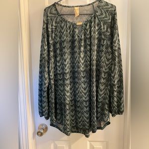 2xl Faded Glory green shirt